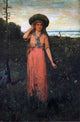 Abbott Fuller Graves Picking Flowers by the Sea Gallery Wrapped Canvas Print