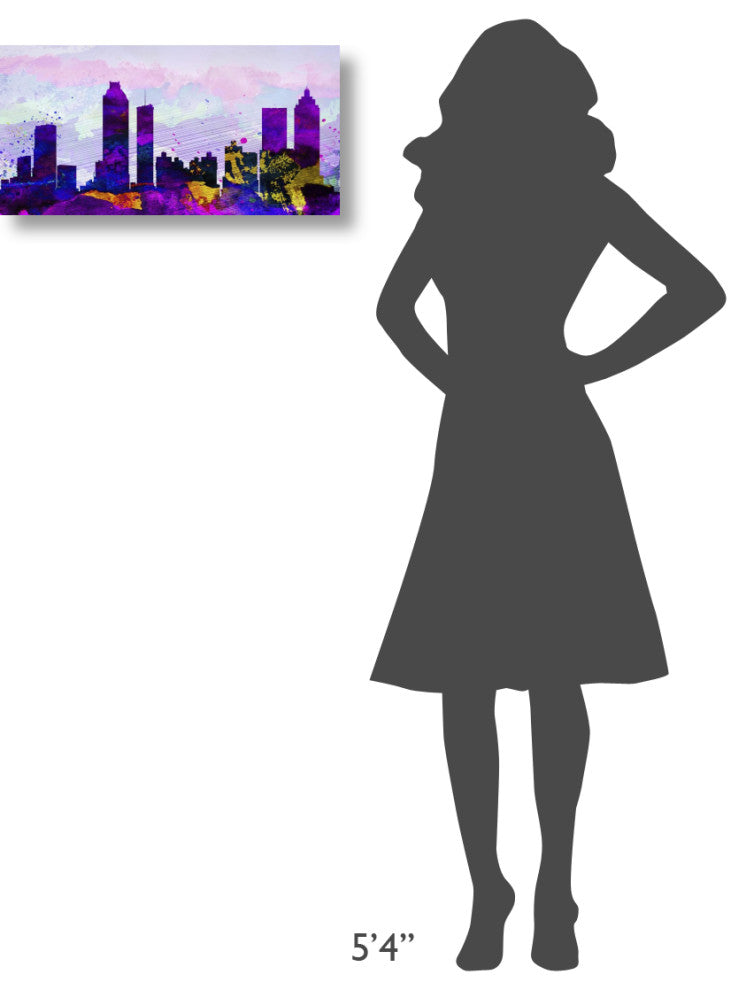 "Atlanta City Skyline" Fine Art Print