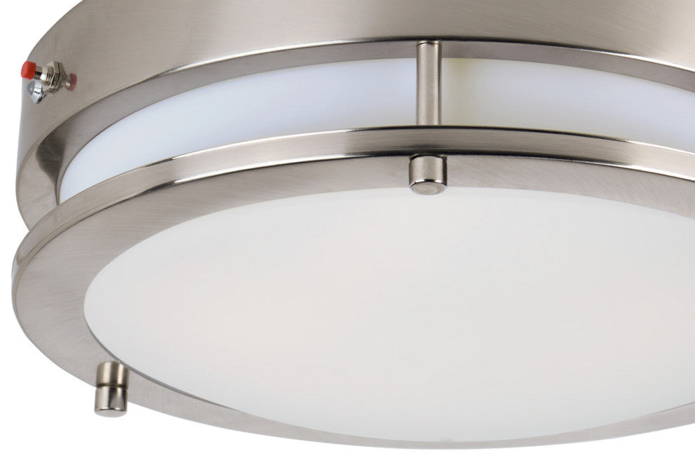 Maxim 55546 Linear 11"W LED Ceiling Light - Satin Nickel