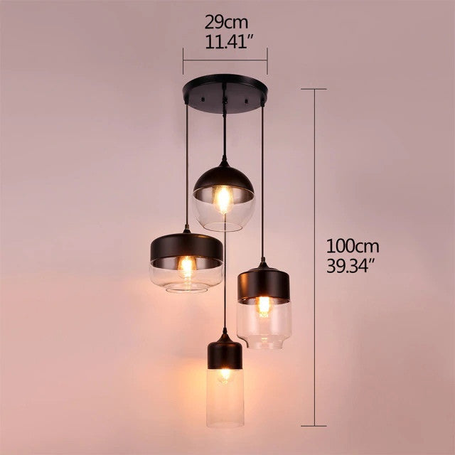 MIRODEMIÂ® Roquebrune-Cap-Martin Loft Chandelier for Kitchen, C4d