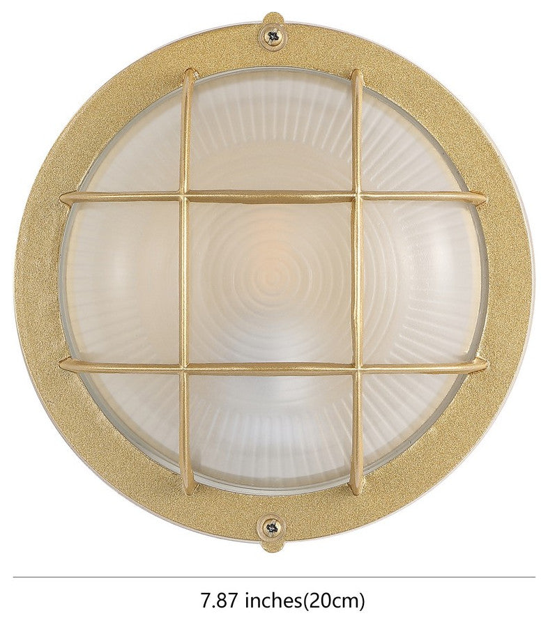 Safavieh Elson Outdoor Wall Sconce Set of 2 Gold