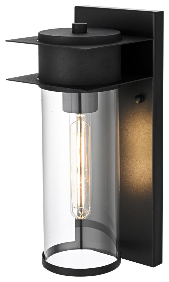 Home Living 5.5" Outdoor Wall Sconce, Black