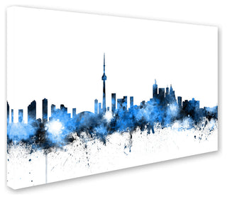 "Toronto, Canada Skyline" Canvas Art by Michael Tompsett