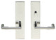 Stuttgart Lever, Tubular Passage, Privacy Bolt, LH, Polished Stainless Steel