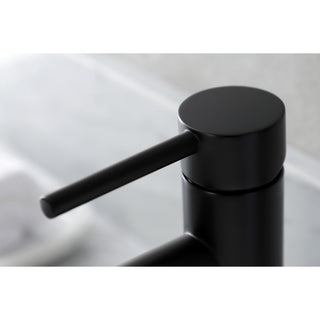 Fauceture LSF8220DL Single-Handle Bathroom Faucet With Push Pop-Up, Matte Black