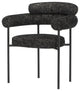 Portia Salt & Pepper Fabric Dining Chair