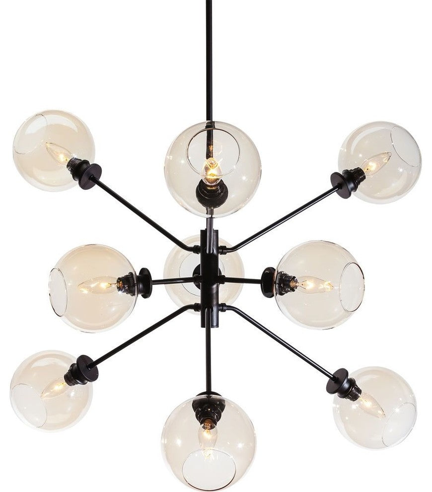 Nuevo Living Atom Lighting Pendant | Champagne Glass
