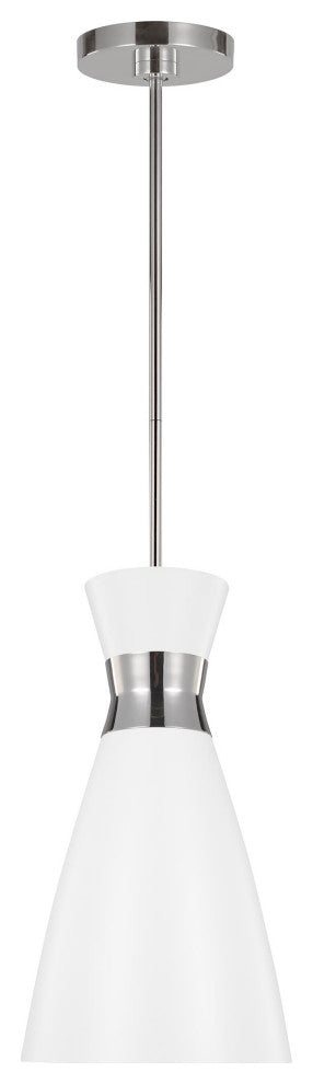 Heath Pendant, Polished Nickel