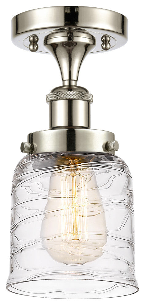 Innovations 916-1C-PN-G513-LED 1-Light Semi-Flush Mount, Polished Nickel