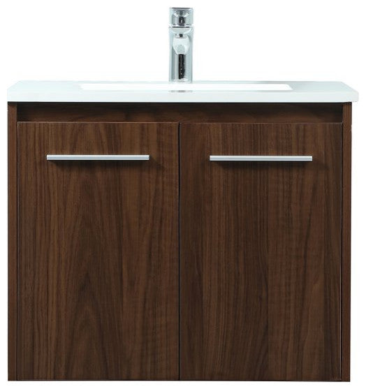Elegant Decor Penn Bathroom Vanity Walnut