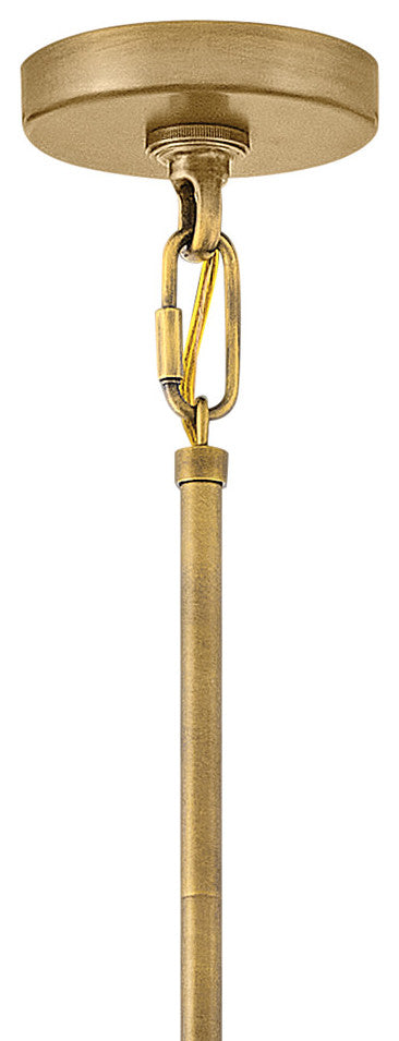 Hinkley Ana Extra Large Single Tier Chandelier, Heritage Brass