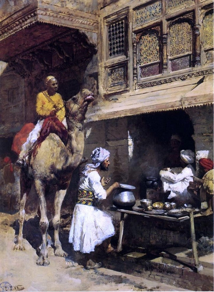 Edwin Lord Weeks The Metalsmith's Shop, 21"x28" Gallery Wrapped Canvas Print