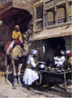 Edwin Lord Weeks The Metalsmith's Shop, 21"x28" Gallery Wrapped Canvas Print