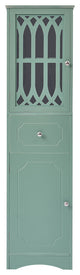 64" Tall Freestanding Bath Storage Cabinet, Adjustable Shelves