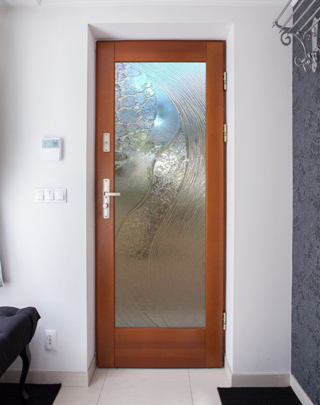 Interior Prehung Door or Interior Slab Door - High Tide - Cast Glass CGI 033...