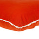 Parkland Collection Transitional Solid Orange Square 16" x 16" Pillow