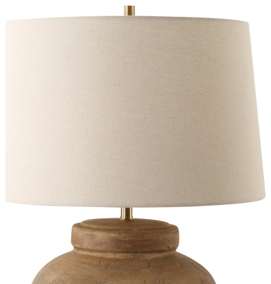 Uttermost 30346-1 Urbino 23" Tall Buffet Table Lamp - Aged Terracotta