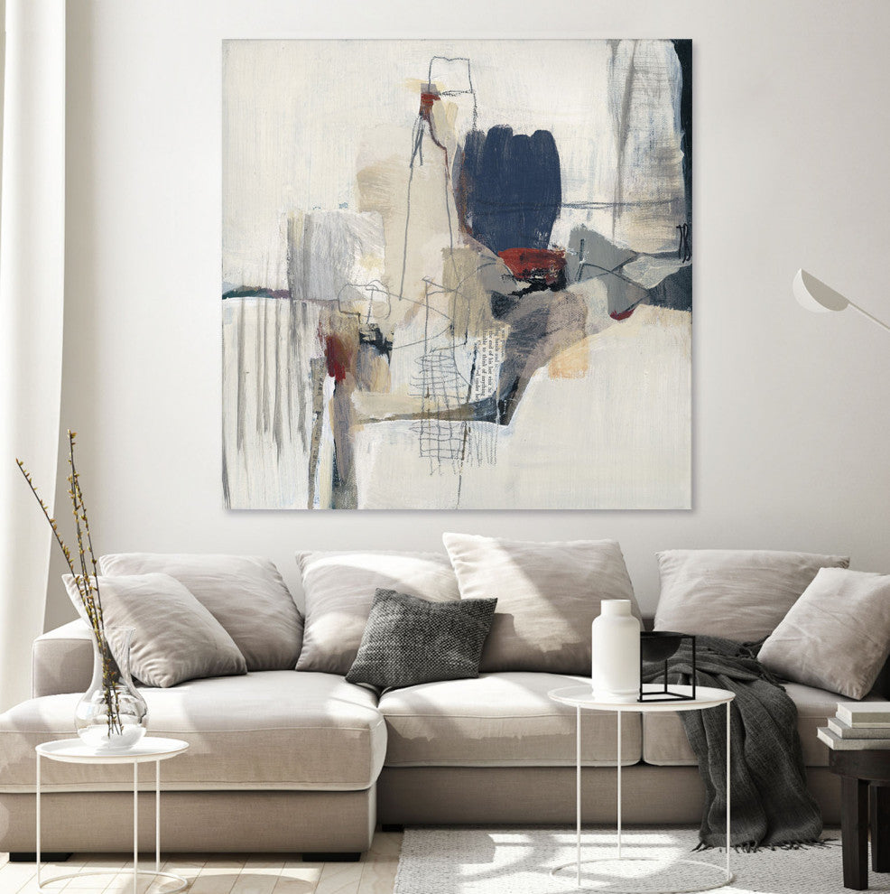 Bay Bridge I V2 - 54 x 54 by Terri Burris