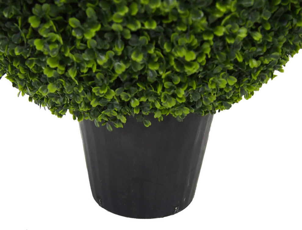 24" Boxwood Ball In Pot Uv