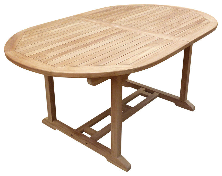 Seven Seas Teak Oval Extension Table