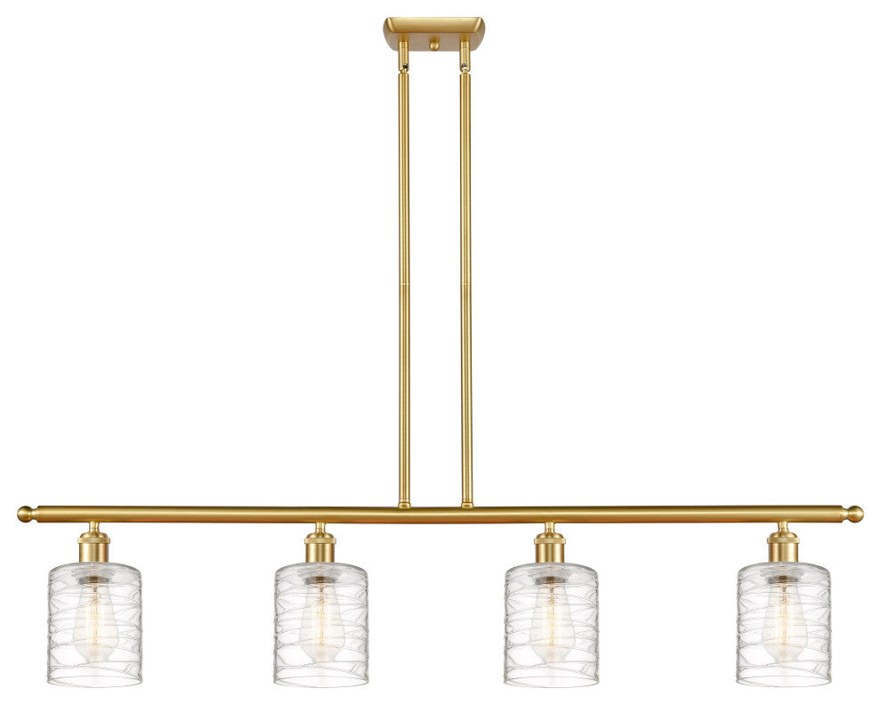 Innovations 516-4I-SG-G1113-LED 4-Light Island Light, Satin Gold