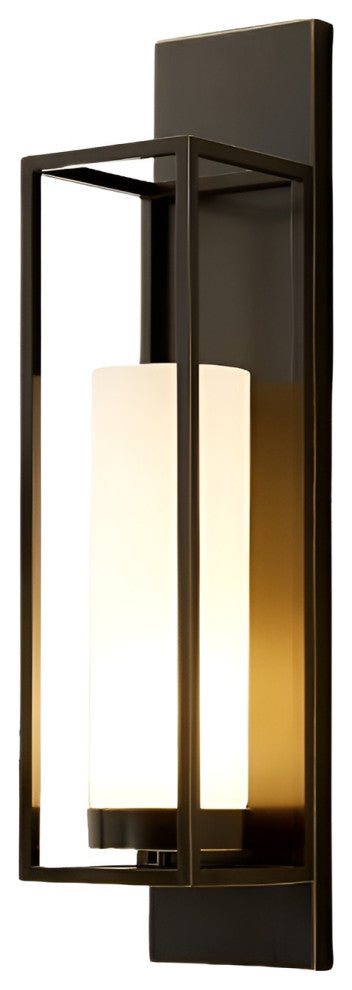 Luxury Wall Lamp in Palace Style for Living Room, Bedroom, Black + Gold, Cool Light