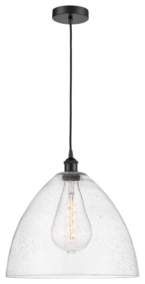Innovations 616-1P-BK-GBD-164-LED 1-Light Pendant, Matte Black