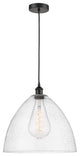 Innovations 616-1P-BK-GBD-164-LED 1-Light Pendant, Matte Black