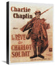 Charlie Chaplin, French, Shoulder Arms, 1918, 16x22