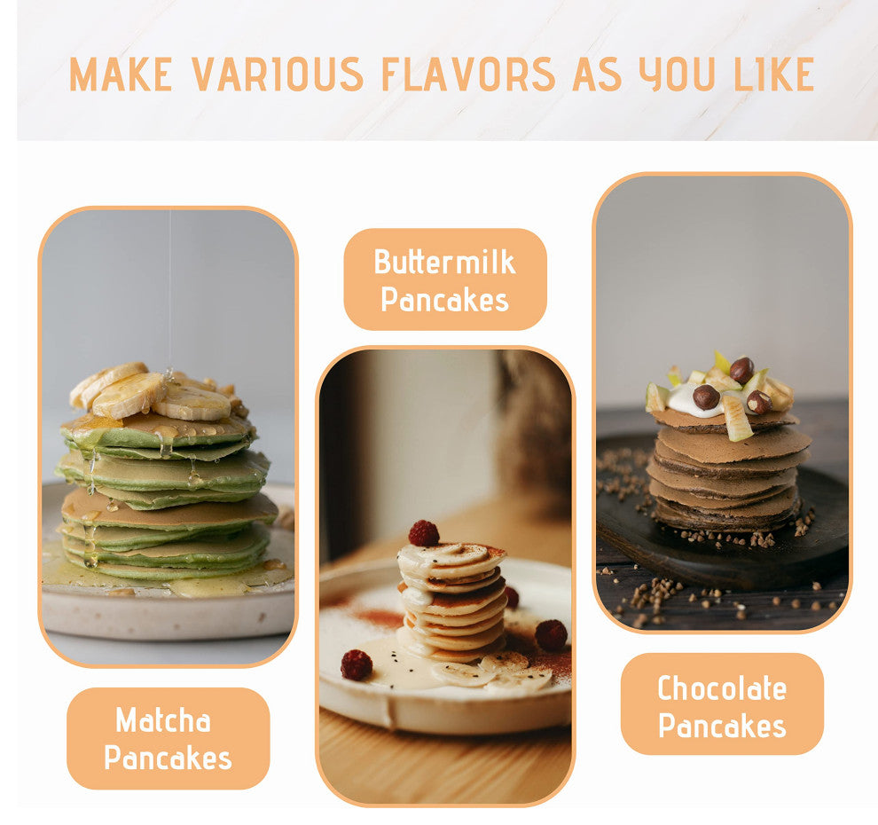 Mini Pancakes Maker Machine with Non Stick Plates, Small Pancake Griddle, Makes, Mini Pancakes Maker