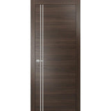 Solid French Door 36 x 80 | Planum 0310 Chocolate Ash with| Bathroom