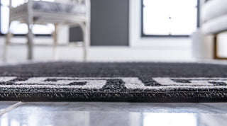 Unique Loom Charcoal Athens Modern 2' 0 x 3' 0 Area Rug