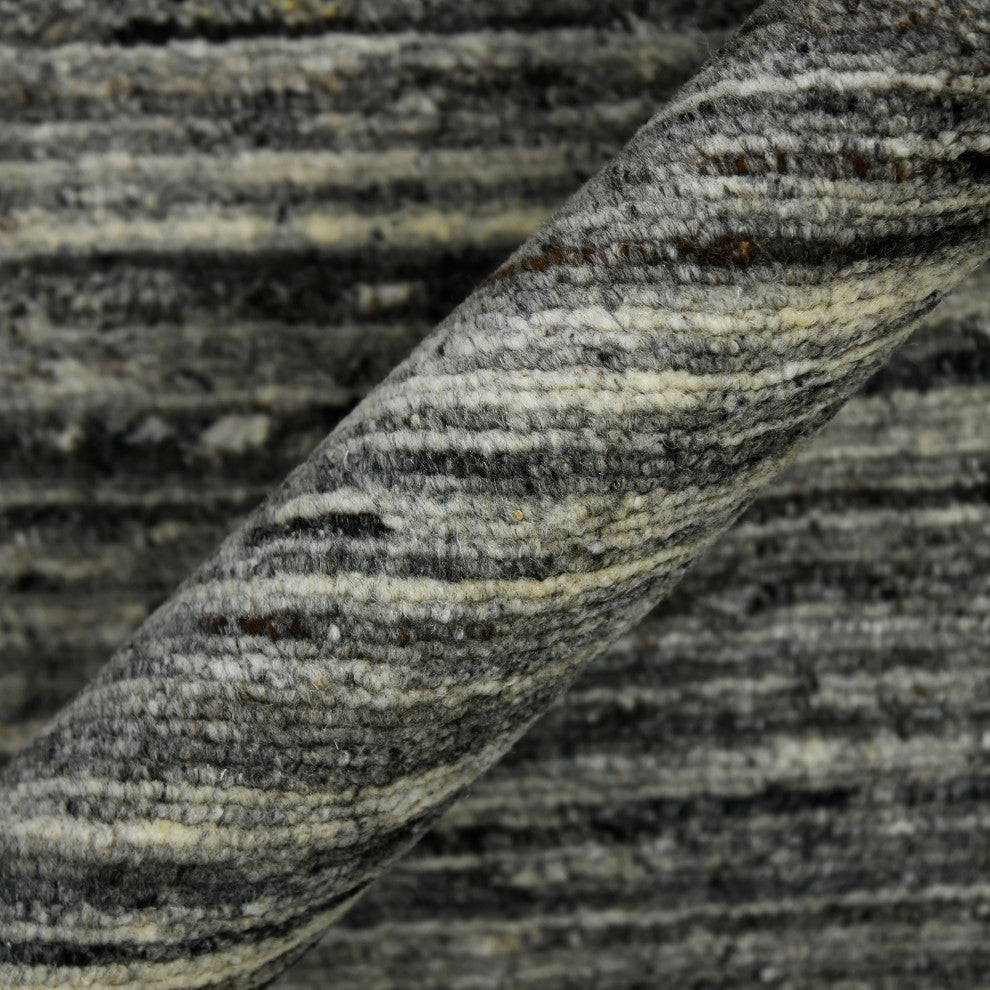 Heaven Lumia Area Rug, Gray, 8' x 10', Striped