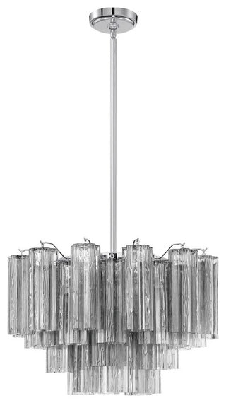 CRYSTORAMA Addis 9 Light Polished Chrome Chandelier