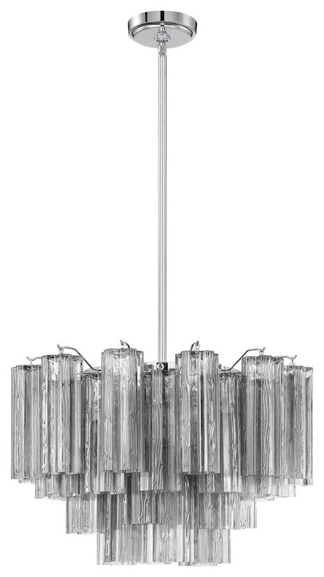 CRYSTORAMA Addis 9 Light Polished Chrome Chandelier