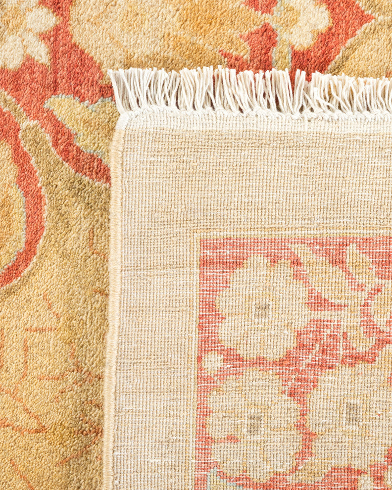 Mogul, One-of-a-Kind Hand-Knotted Area Rug Yellow, 12'2"x17'6"