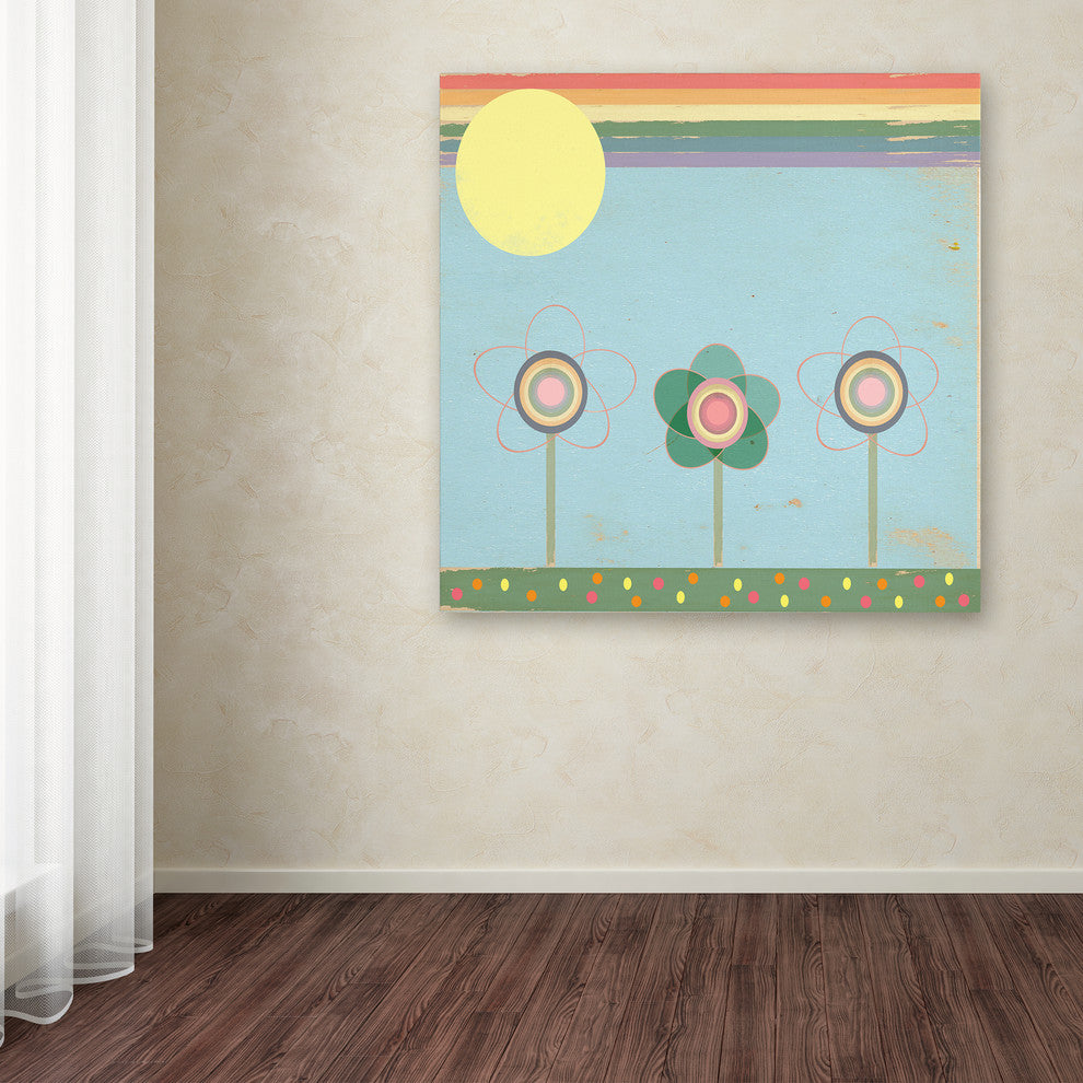 Tammy Kushnir 'Wildflowers In The Sun' Canvas Art, 18" x 18"