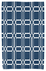 30"x60" O the Fun, Geometric Print Beach Towel, Blue
