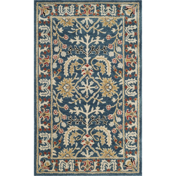 Safavieh Antiquity AT64 Rug 2''3"x4'' Dark Blue/Multi Rug