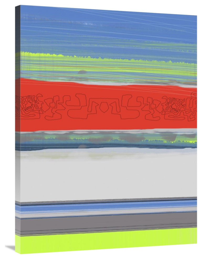 "Abstract  Blue View 4" Fine Art Print