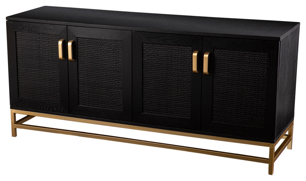 Alessandra Contemporary 4-Door Media Console