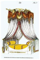 French Empire Bed No. 7 - Fine Art Giclee Print 24" x 36"