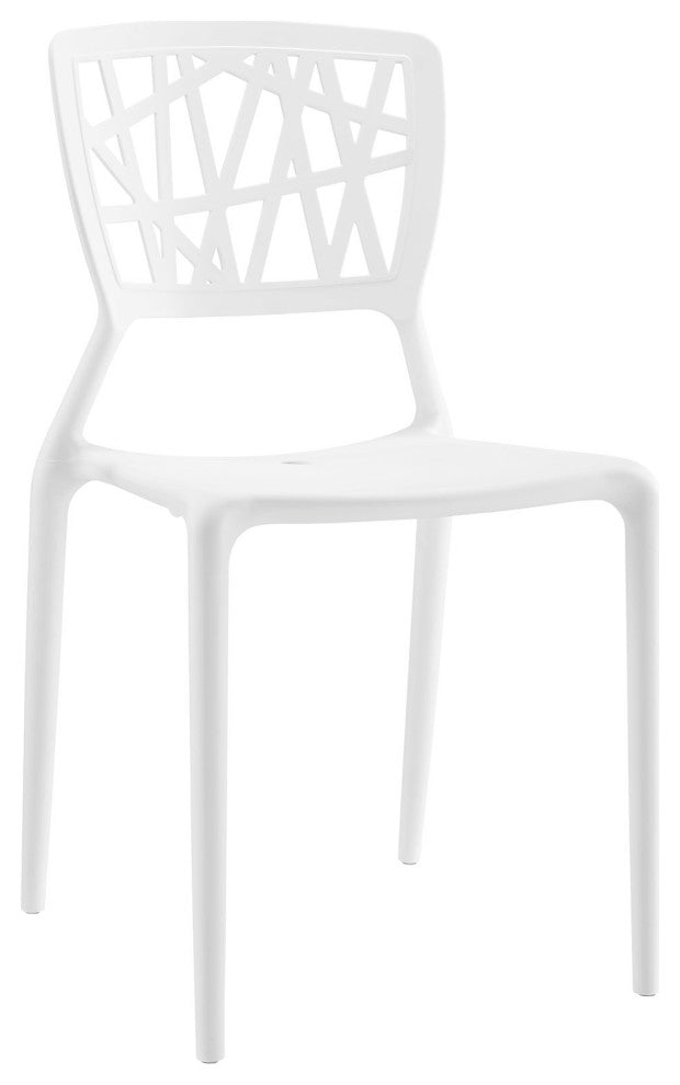 Astro Dining Side Chair, White