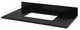 Chatham Traditional 36" White Single Sink Vanity, Black Granite Vanity Top