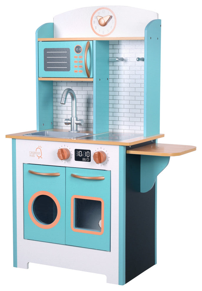 Little Chef Santos Retro Play Kitchen, Aqua