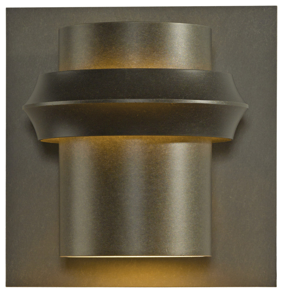 Twilight Large Dark Sky Friendly Outdoor Sconce, Coastal Dark Smoke Finish