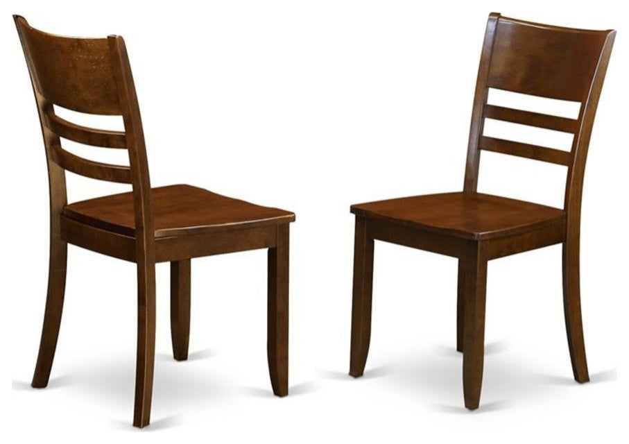 Lyfd5-Esp-W, 5-Piece Dining Room Set, Table With Leaf and 4 Chairs