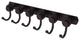 Mercury 6 Position Dotted Accent Tie and Belt Rack, Antique Bronze