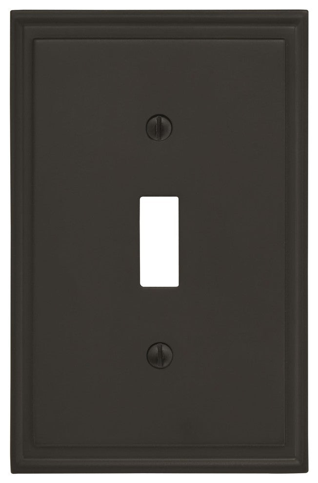 Amerock 1 Toggle Wall Plate, Black Bronze