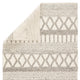 Jaipur Living Sandhurst Handmade Geometric Gray/White Area Rug, 5'x8'